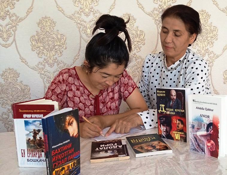 “Mehr  kutubxonasi” loyihasi doirasida  yangi  badiiy     kitoblar   olib  borildi.