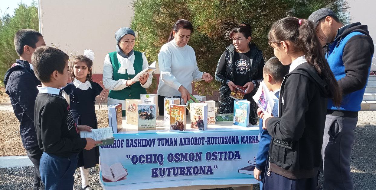 “Ochiq  osmon  ostida kutubxona”
