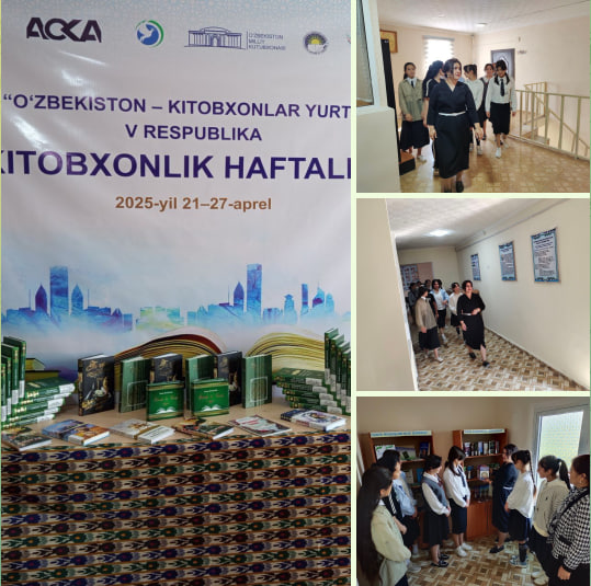 Kitobxonlik haftaligi. Ozbekiston kitobxonlar yurti. Sayohat.