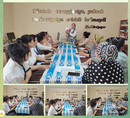 #Oʻquv_amaliy_seminar   #Kutubxonada_1_kun.