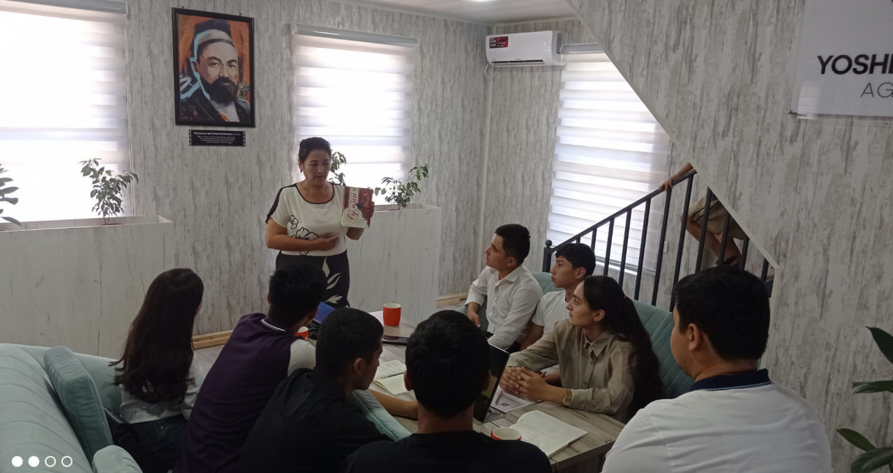 #Kitob_va_mutolaa_haftaligi_2025. #Davra_suhbat #Yosh_kitobxonlar_bilan_suhbat.