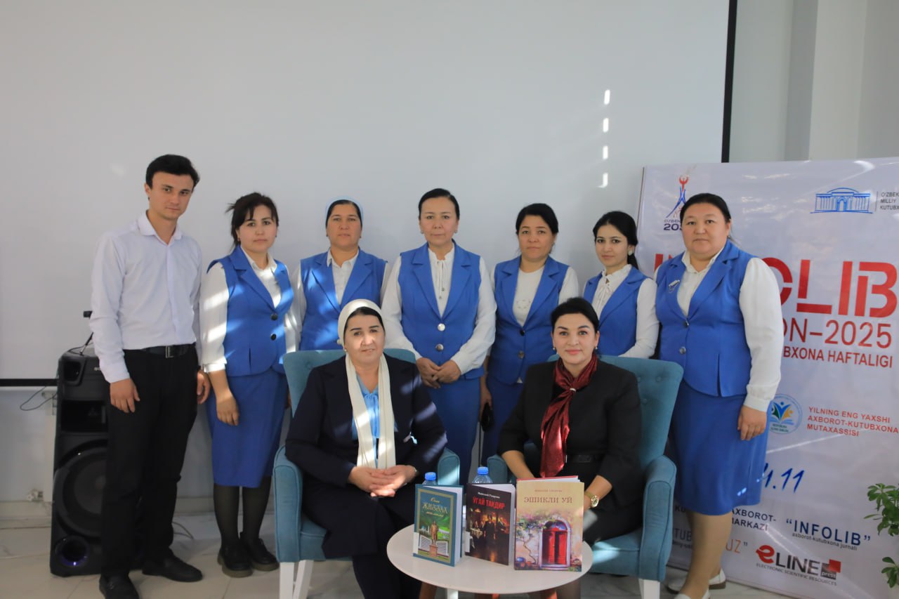 #INFOLIB_2025 “Eshikli uy” asari taqdimoti.