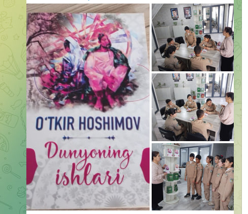 O‘tkir Hoshimovning mashhur Dunyoning ishlari asari yuzasidan kitob taqdimoti tashkil etildi.