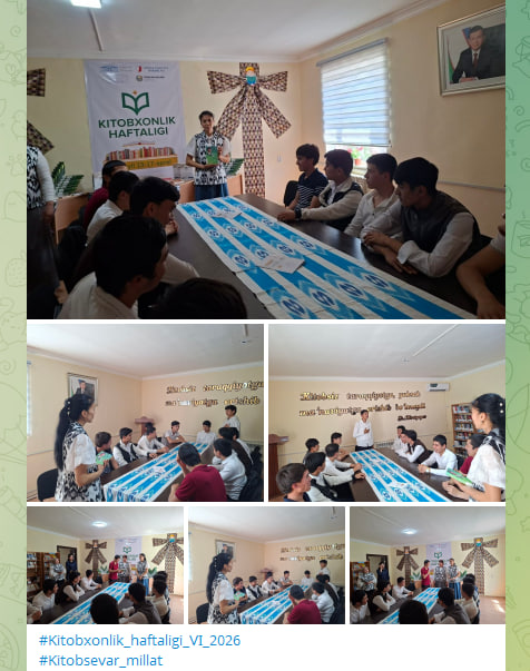 "Kitobxonlik haftaligi" munosabati bilan  “Elparvar shoir” mavzusida viktorina tashkil etildi.