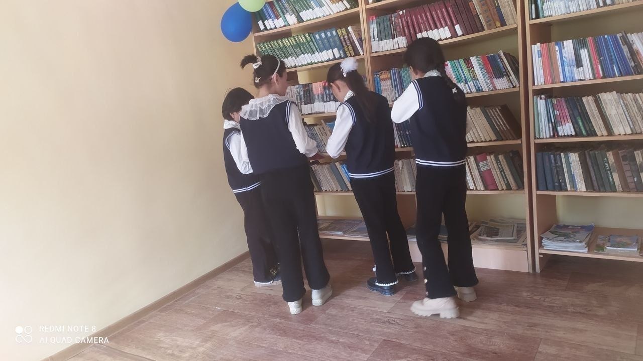 Ko‘rpasoy MFYdagi  kutubxona  filialiga sayohat  tashkil etildi.