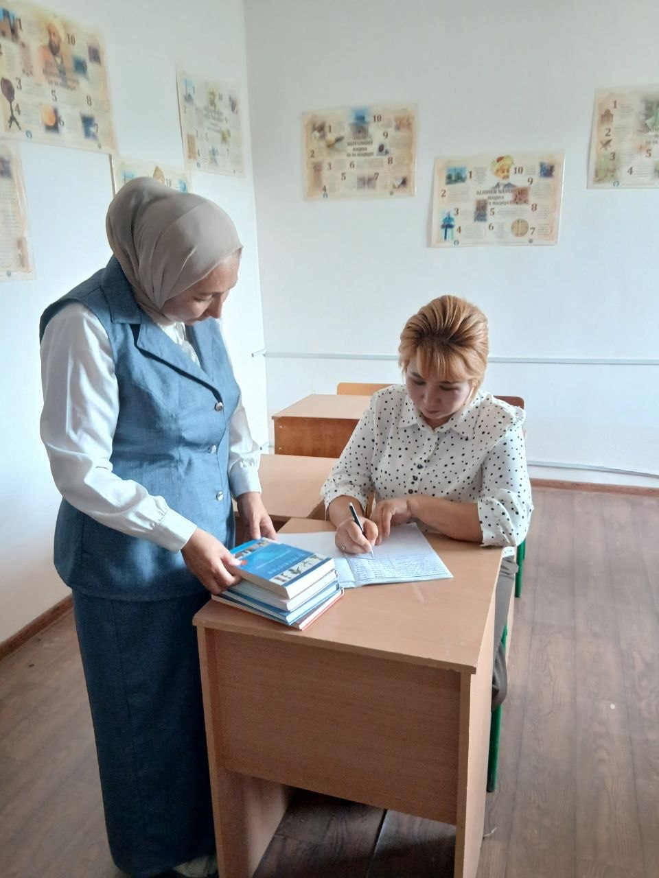 Ko'chma kutubxona Ko'zi ojizlar kutubxonasida tashkil qilingan