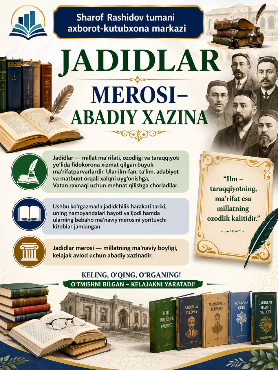 📚 Yangi adabiyotlarga virtual koʻrgazma.