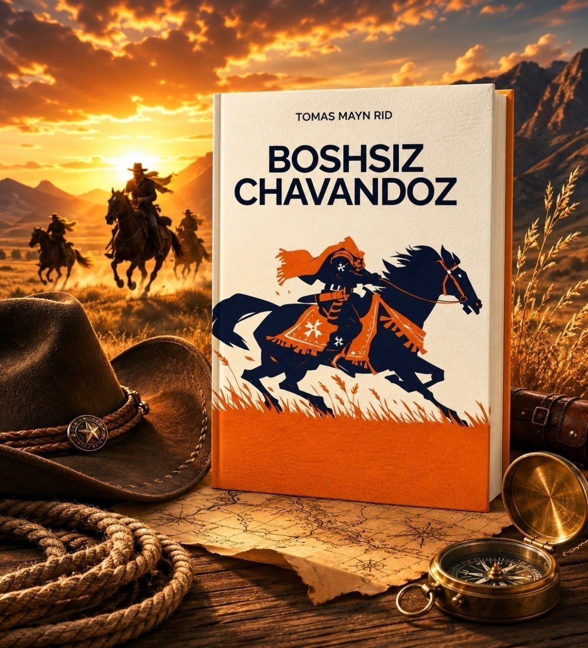 ✍️Tomas Mayn Rid 📘Boshsiz chavandoz