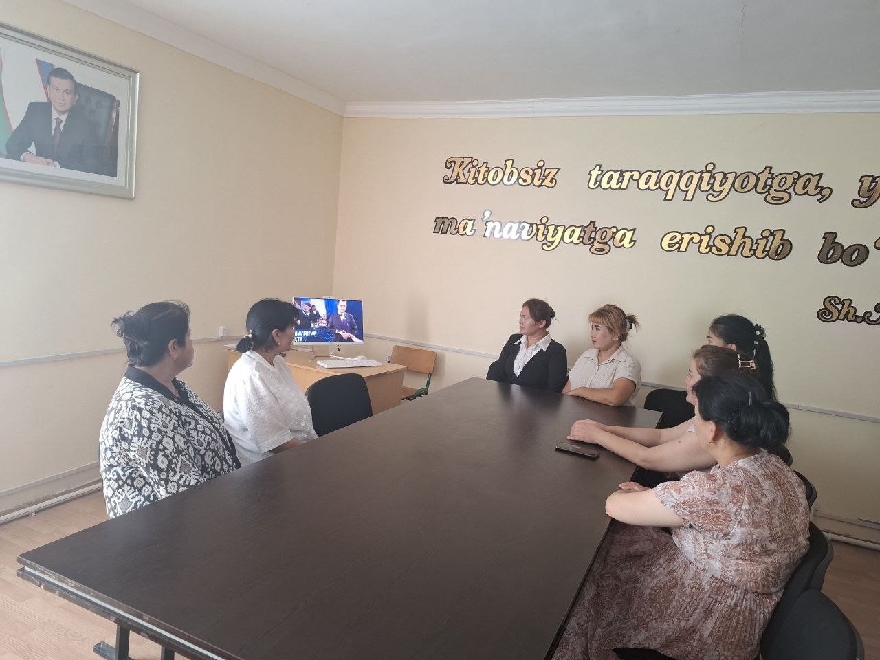 Siyosiy-ma’rifat soati tashkil etildi.