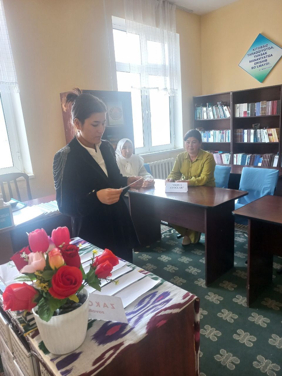 "Ilmli ayollar-jamiyat ko'rki" nomli zakovat intelektual o'yini bo'lib o'tdi.