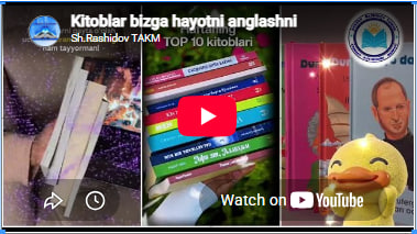 Kitoblar bizga hayotni anglashni, yaxshilik va yomonlikni farqlashni o‘rgatadi.